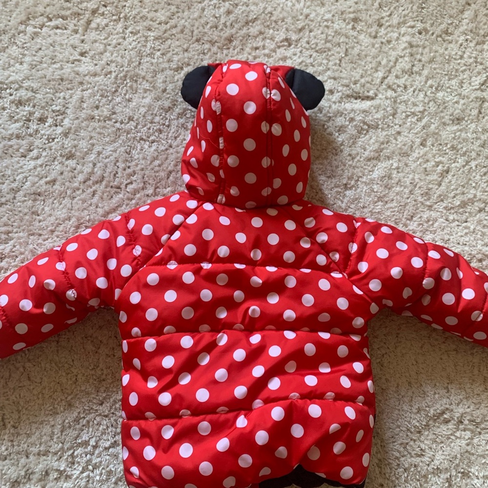 Baby Girls Mickey Puffer Jacket - Picture 5 of 6